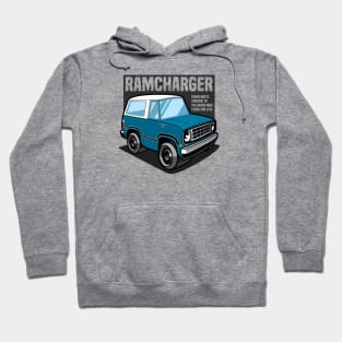 Medium Blue Ramcharger - 1974 Hoodie